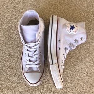 White High Top Converse